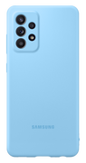 Купить Чехол Samsung Silicone Cover (Blue) для Galaxy A52 EF-PA525TLEGRU