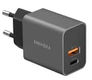 Купить Универсальное сетевое ЗУ Energea USB-C PD port+QC USB-A (PD20+) 20W (Black)
