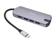 Купить HUB Energea AluHub HDpro USB-C Aluminium (Silver)